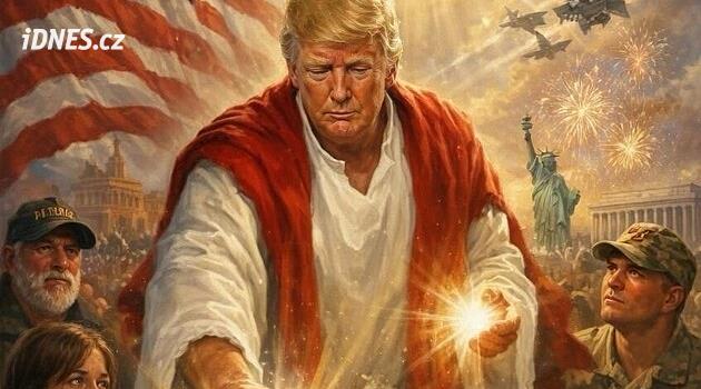 Video v režii Íránu: Ježíš shodil Trumpa do pekla. Nechutné, reagoval Hegseth