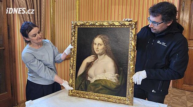 Čechy pod Kosířem'deki kalede “Çek Mona Lisa” sergileniyor