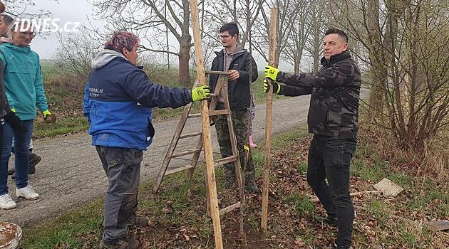 Chebsk'teki Lipová'da kullanılmayan ara sokaklar yeniden ağaçlandırılıyor