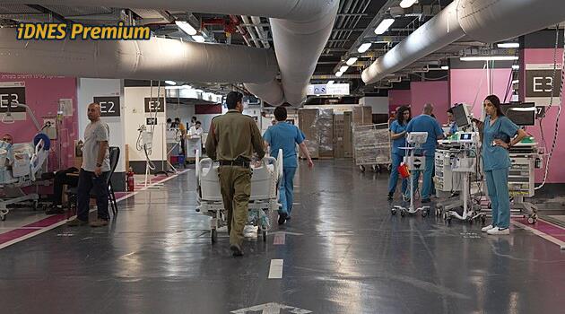 Když na Izrael létají rakety, musí špitály pod zem. Válka s Íránem je prověřila