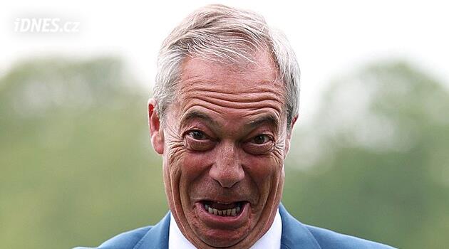 Lídr britské populistické strany Reform UK Nigel Farage vyhrál doplňovací volby v Clactonu.