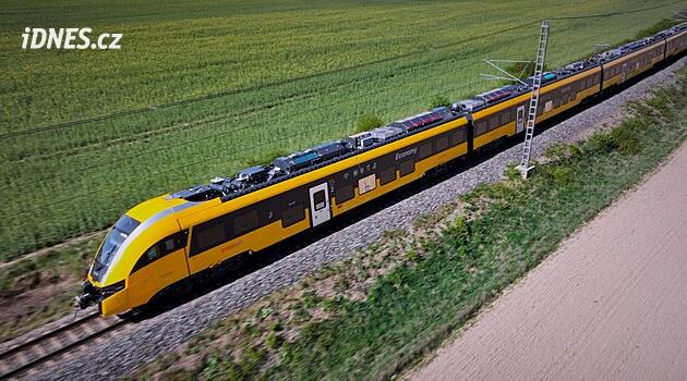 RegioJet, Jihlava'yı Prag'a bağlamak için yeni trenleri test ediyor; bu trenler pistte 200 km/saat hızla çalışıyorlardı