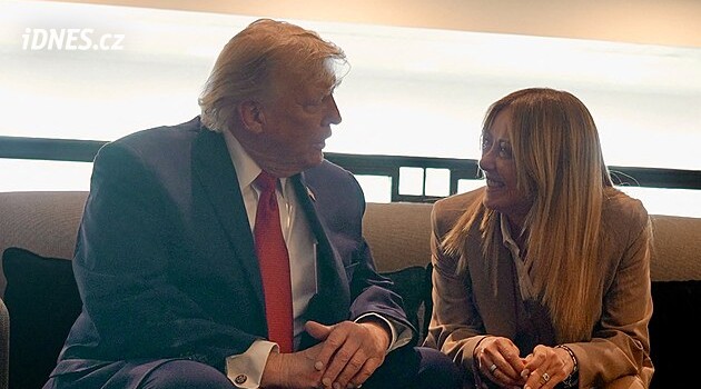Trump si opět dobírá Meloniovou. Kouká na mě jak na svatý obrázek