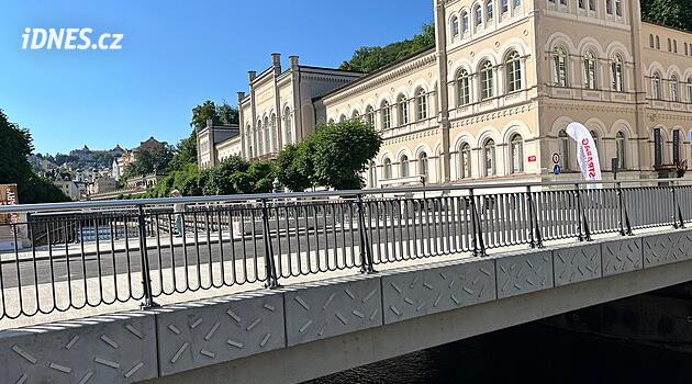Karlovy Vary bugün yeni Spa Köprüsü'nün açılışını yaptı