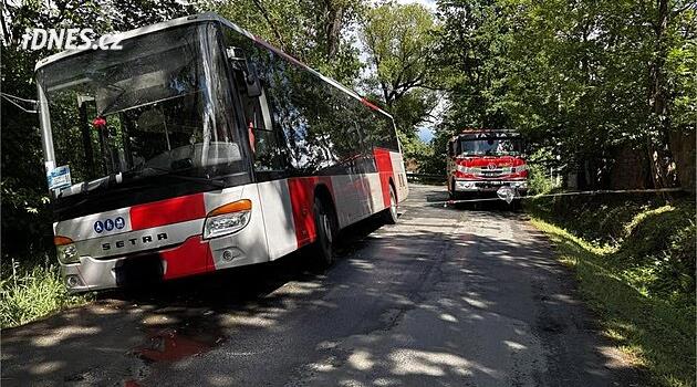 Pilsen'de çocukların bulunduğu otobüs kazası