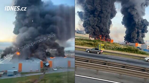 Ukrajinské drony zaútočily na Petrohrad, zasáhly další sklady internetového prodejce
