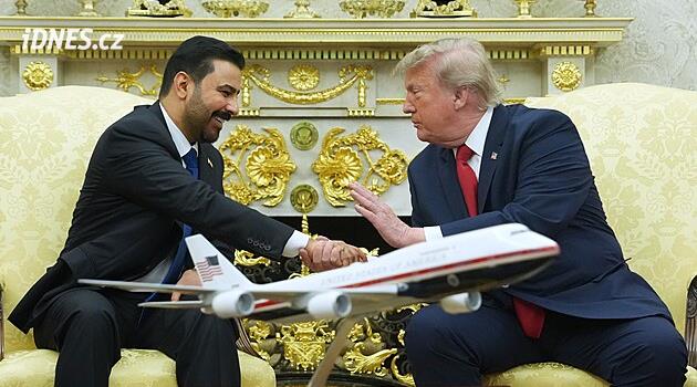 Armáda USA se do konce září zcela stáhne z Iráku. Premiér země se setkal s Trumpem v Bílém domě