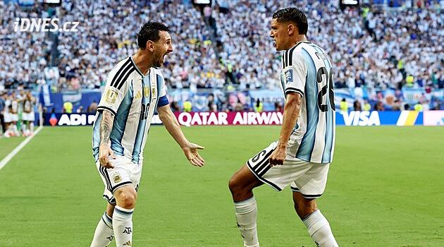 ONLINE: Argentina - Egypt, zajistí si obhájci titulu postup do čtvrtfinále?
