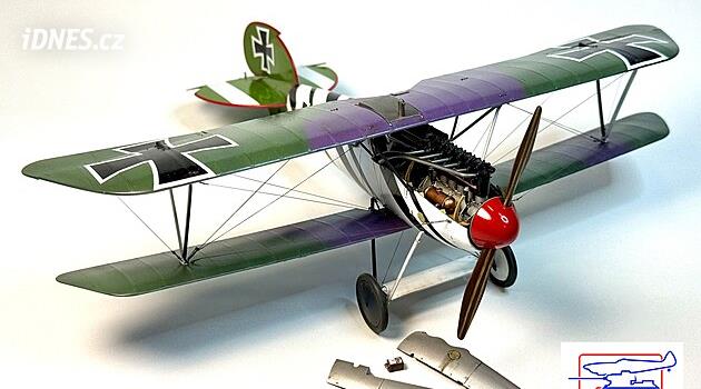 Na výplet letounu by se hodil cvičený pavouk. Terapeutický Albatros D.V