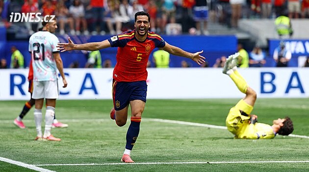 Španělsko - Belgie 2:1, žolík Merino opět úřadoval, dalším gólem zařídil semifinále