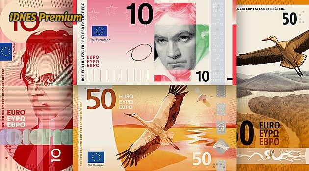 Ptáci místo Beethovena? Designér radí vsadit u nových eurobankovek na přírodu