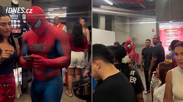 VIDEO: Na tohle Spider-Man nestačil. Kinosál vyklidil superpadouch jménem plynatost