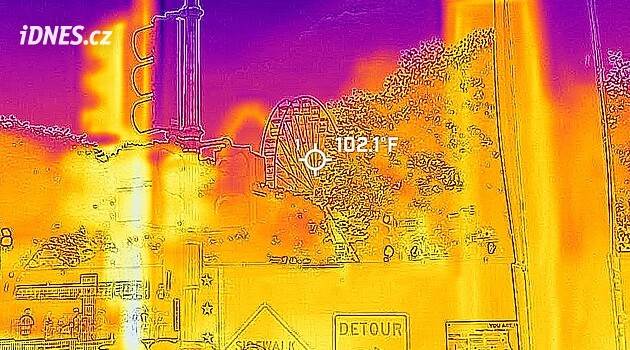 Výžeh očima termokamery: jak přístroje zachytily pekelné horko ve městech