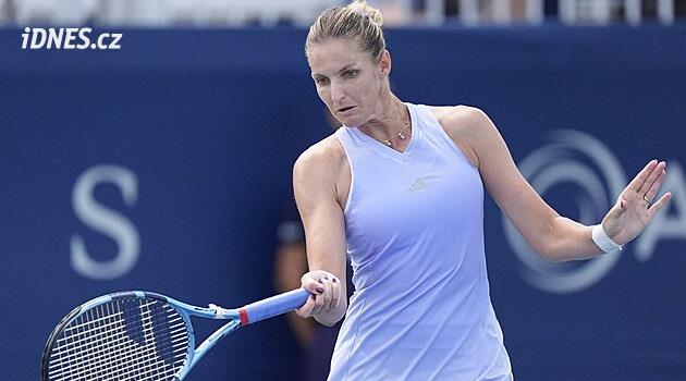 Bartůňková má první výhru na turnaji WTA 1000. Postup slavili Plíšková i Kopřiva