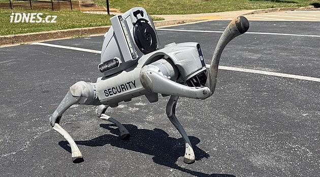 Už i pracovníky ostrahy nahrazují roboti. V Atlantě hlídkují robotičtí psi