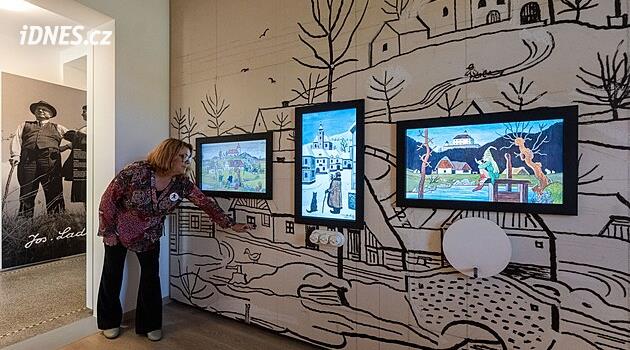 Po rekonstrukci se otevřel Ladův památník v jeho rodných Hrusicích
