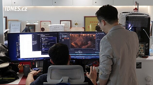Čína se chce stát lídrem v oblasti AI filmů. Tvůrcům přispívá na nájem i techniku
