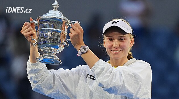 Rybakinová je poprvé královnou US Open. Sabalenkovou zlomila a zhatila jí hattrick