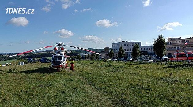 Evakuace stovek pacientů nemocnice na Berounsku