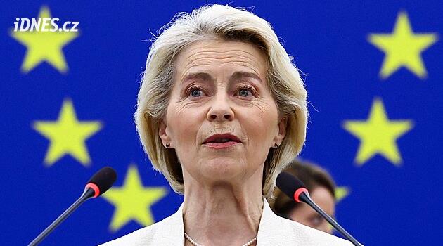 Projev o stavu EU: Nenecháme nacionalisty a Rusy rozbít naši jednotu, řekla von der Leyenová