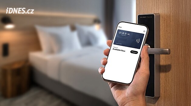 Pokoj odemkne telefon. OREA zavádí mobilní hotelové klíče