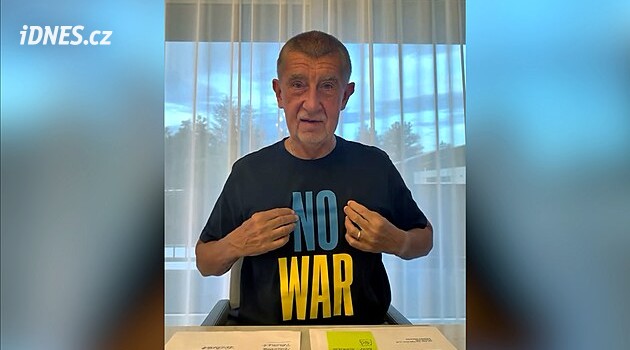 Premiér Babiš slibuje, že bude bojovat za konec války. Impotence Evropy je strašná, prohlásil