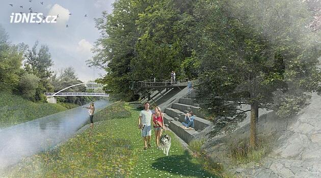 Proti povodni i pro relax a koupání. Řeku Lučinu v Ostravě čekají velké úpravy