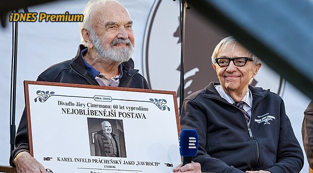 Nejoblíbenější postava i nečekaný host. Cimrmani slavili v Jizerkách 60. sezonu