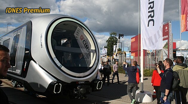 Jak budou vypadat vlaky v budoucnosti? Futuristické soupravy ukazují v Berlíně